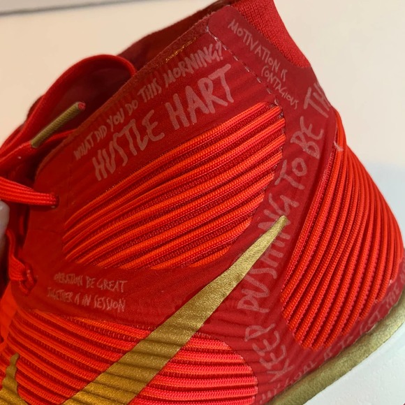 Nike Free Train Instinct Kevin Hart Hustle Red Gold White US Womens 8 Mens 6.5 - Picture 3 of 12